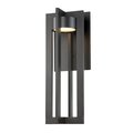 Dweled Chamber 20in LED Indoor and Outdoor Wall Light 3000K in Bronze WS-W486